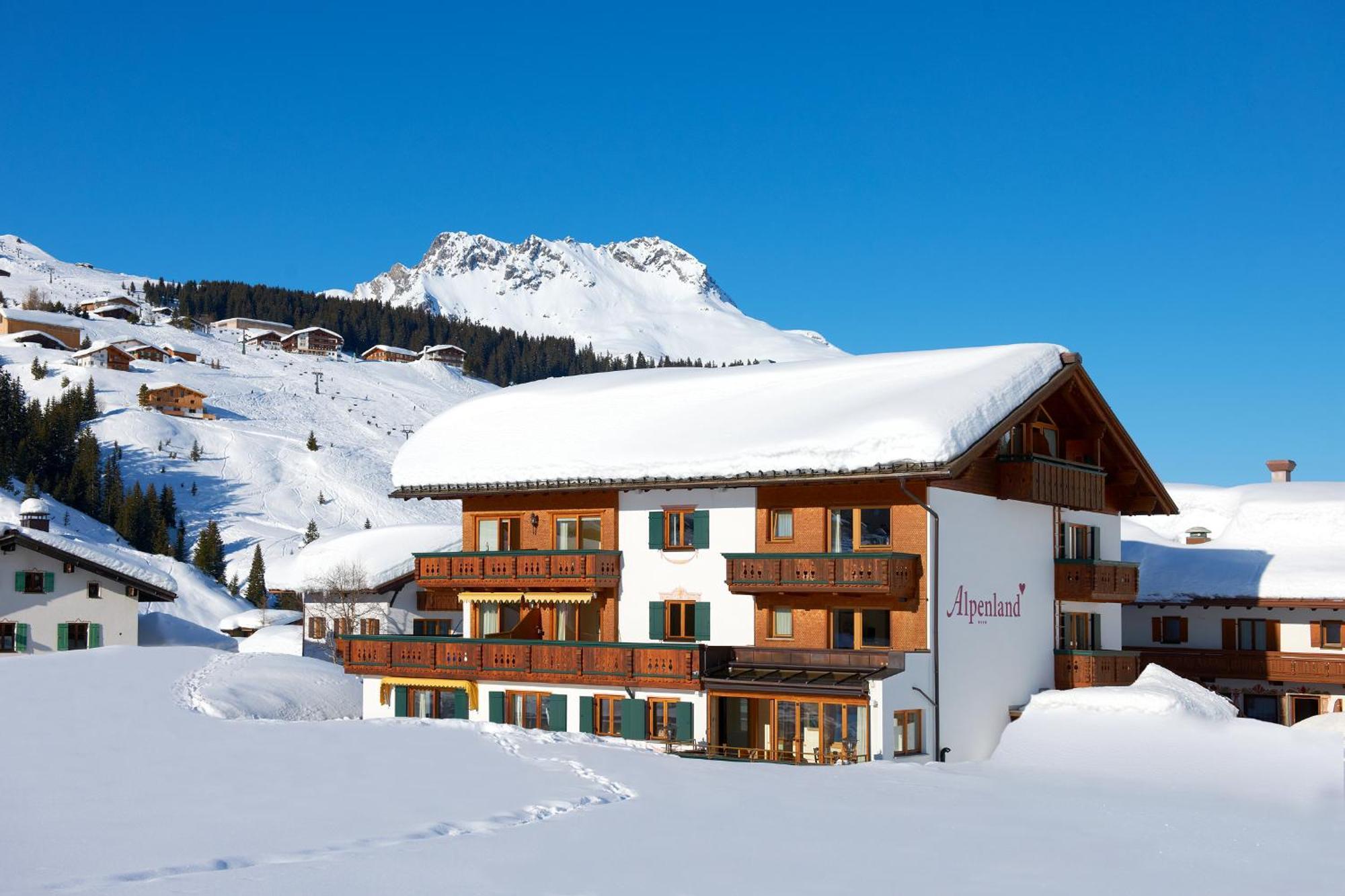 Отель Alpenland - Das Feine Kleine Лех Номер фото